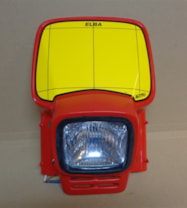 elba headlight  red 